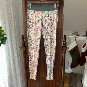 Kari Traa size Medium Fryd Base Layer Pants - Women's bjerk floral pattern